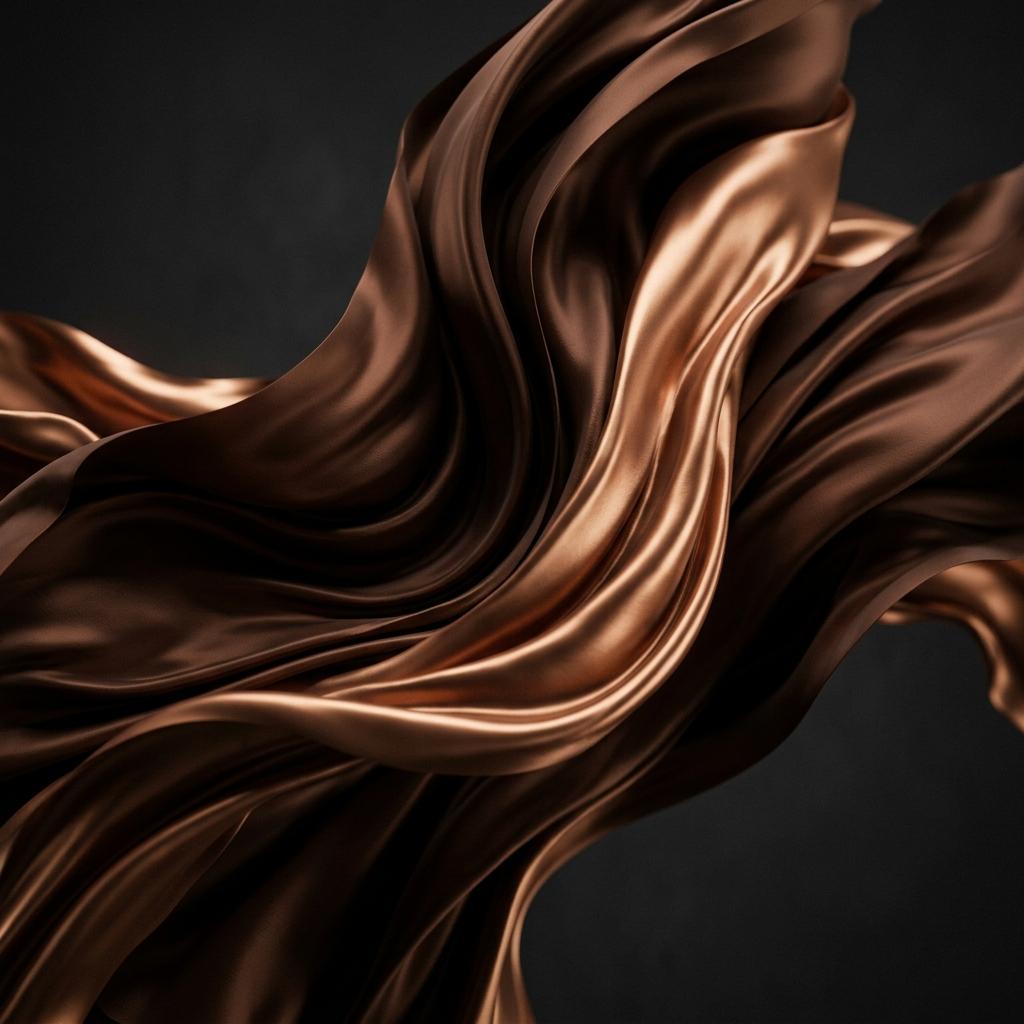 Abstract Silk Folds